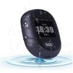 Black Emergency Vital Call Fall Alarm Waterproof