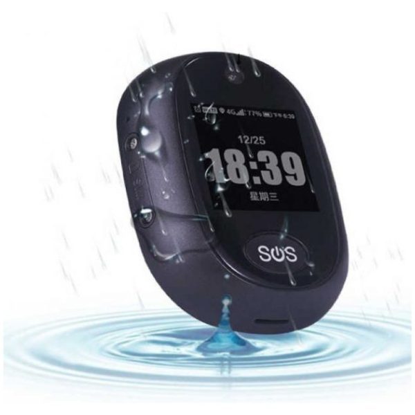 Black Emergency Vital Call Fall Alarm Waterproof Black Emergency Vital Call Fall Alarm Waterproof