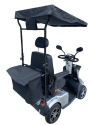 Canopy With Shopping Basket for Power Mobility Scooter - MINIAUTO