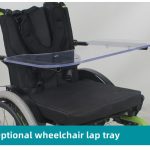 Children Manual Wheelchair with Safety Harness Lap Tray