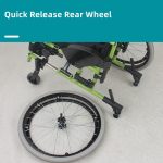 Children Manual Wheelchair with Safety Harness Quick Release Rear Wheel