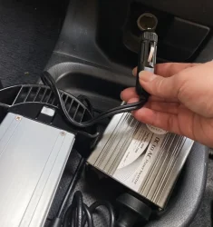 Electric Wheelchair, Scooter Vehicle Charger Transformer On The Go Device