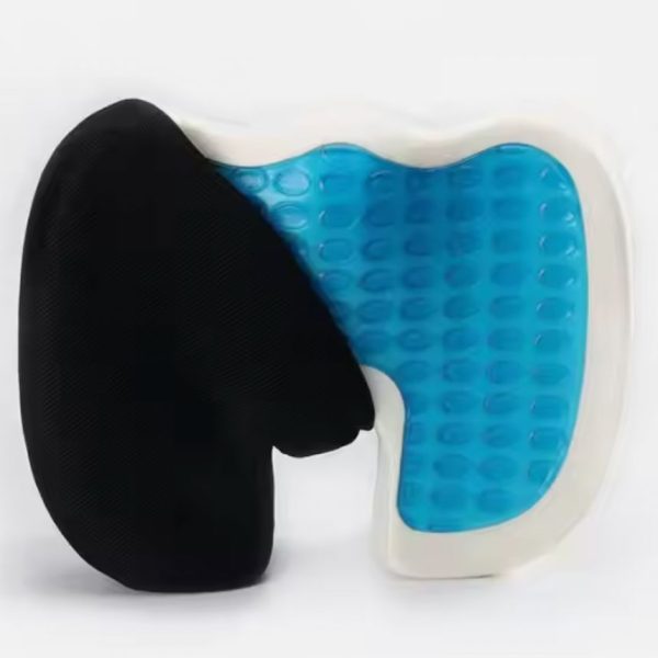 Gel Pressure Relief Cushion Back and Hip Support Pillow With Cover Gel Pressure Relief Cushion Back and Hip Support Pillow With Cover