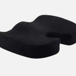 Gel Pressure Relief Cushion Back and Hip Support Pillow Backside View