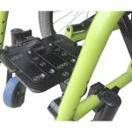 Green Children Manual Wheelchair with Safety Harness Footrest