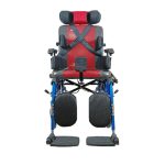 Red Cerebral Palsy tilting & reclining adult wheelchair