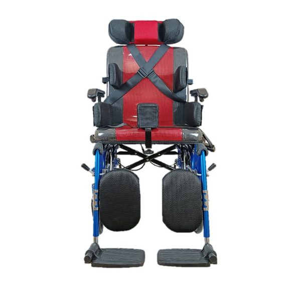 Red Cerebral Palsy tilting & reclining adult wheelchair Red Cerebral Palsy tilting & reclining adult wheelchair