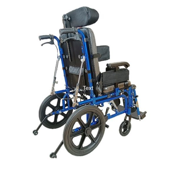 Reclining Pediatric Wheelchair Backside View Reclining Pediatric Wheelchair Backside View