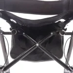 4-Wheel Rollator Deluxe – Folding Walking Cross Frame