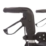 4-Wheel Rollator Deluxe – Folding Walking Frame Hand Control