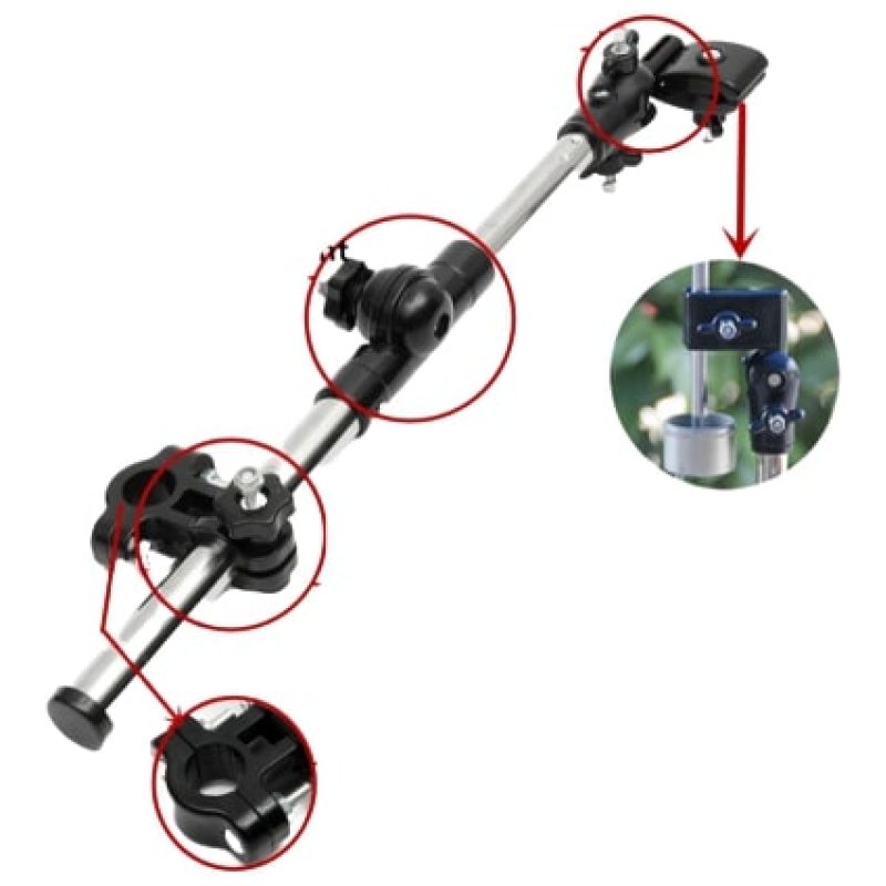 Adjustable Umbrella Holder For Wheelchairs, Scooters, Prams Walkers and Rollators Gilani Mobility