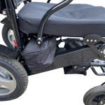 Electric Wheelchair Airhawk and Falcon Carrier on Wheelchair