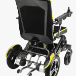 Foldable Lightweight Electric Wheelchair with Smart Control System Backside View