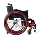 High-quality 24 inch Rear Wheel Aluminum Leisure Sport Wheelchair Rightside View