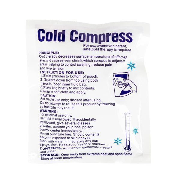 used as cold compress