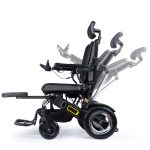 Reclining Lightweight Foldable Power Wheelchair