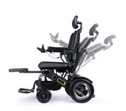 Reclining Lightweight Foldable Power Wheelchair