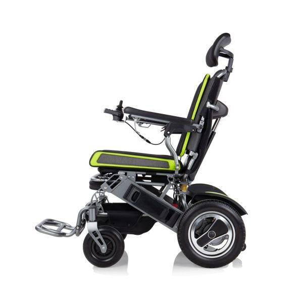 Reclining Power Electric Wheelchair Sideview Reclining Power Electric Wheelchair Sideview
