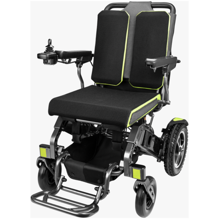 Power Electric Wheelchair Foldable Lightweight Electric Wheelchair with Smart Control System