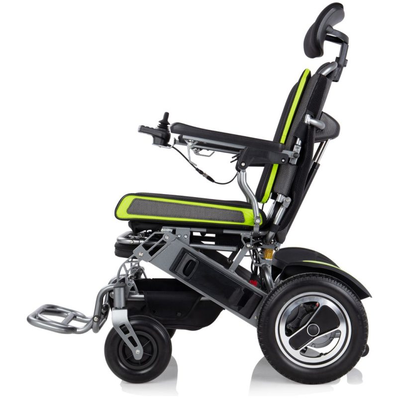 Reclining Power Electric Wheelchair Lightweight Foldable Power
