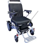 Wheelchair Computer Storage Bag on Wheelchair