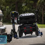 AL500 Universal Powerchair Lift - Harmar Lifting Wheelchair Side View