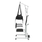 Electric Patient Transfer Lift Chair Leftside View