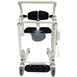 Electric Transfer Chair: Experience Safe and Convenient Transfers Sideview Frontview