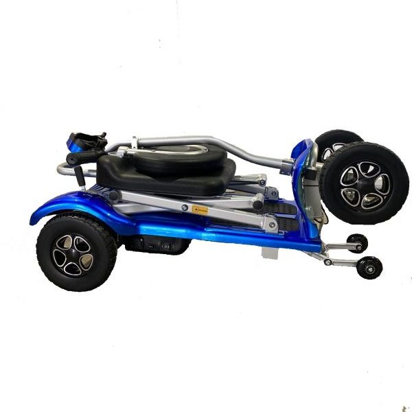 Folded Travel Mobility Scooter with Remote Control Handle Folded Travel Mobility Scooter with Remote Control Handle