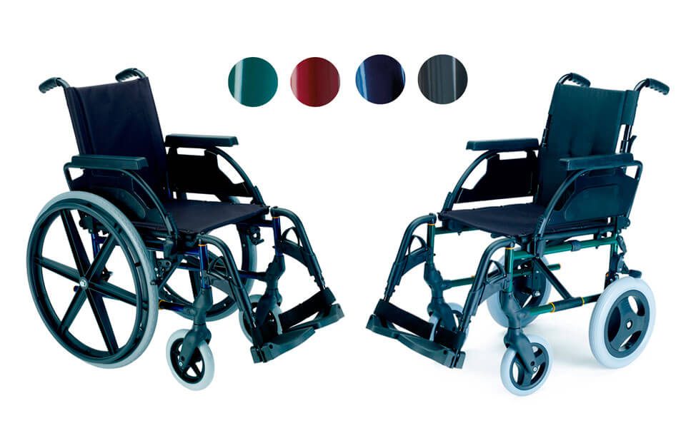 Color Variant For BREEZY Premium Manual Folding Wheelchair