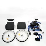 Dismantled Tilt-in-Space Manual Wheelchair