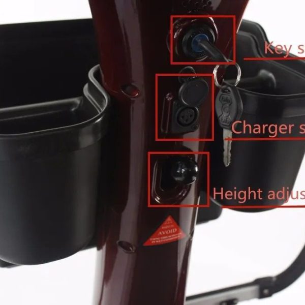 Electric Golf Mobility Scooter Charging Port Electric Golf Mobility Scooter Charging Port