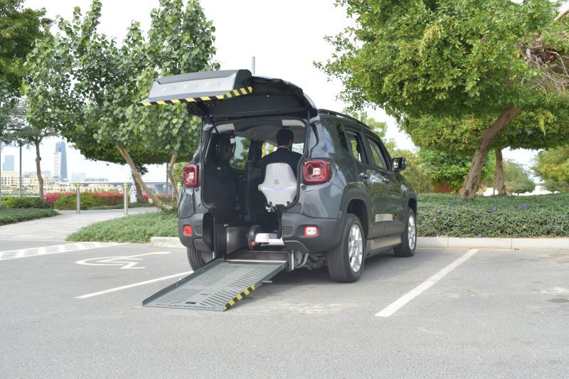 Wheelchair Inside Wheelchair Accessible Vehicle