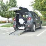 Wheelchair Entering Wheelchair Accessible Vehicle