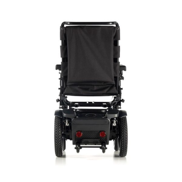 Quickie Q100 R – Rear Wheel Power Wheelchair Backview Quickie Q100 R – Rear Wheel Power Wheelchair Backview