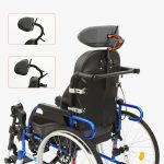 Tilt-in-Space Manual Wheelchair Headrest