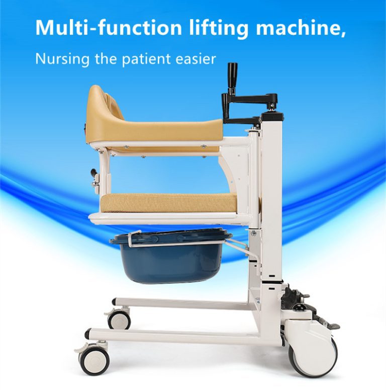 Double-hand Control Manual Transfer Commode Wheelchair - Empower ...