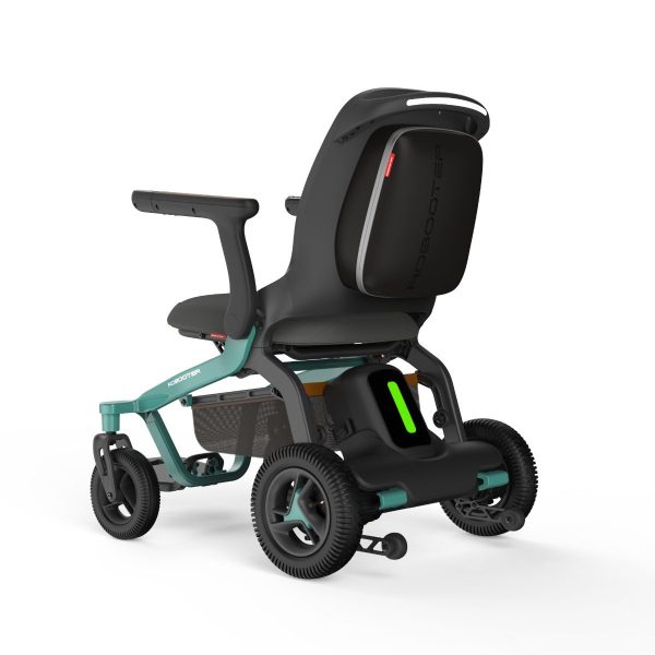 Robooter Foldable Smart Electric Wheelchair Back View Robooter Foldable Smart Electric Wheelchair Back View