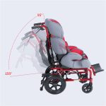 Ultralight Aluminum Pediatric Wheelchair Tilt Angle