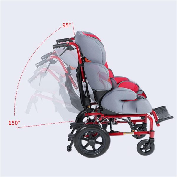 Ultralight Aluminum Pediatric Wheelchair Tilt Angle Ultralight Aluminum Pediatric Wheelchair Tilt Angle