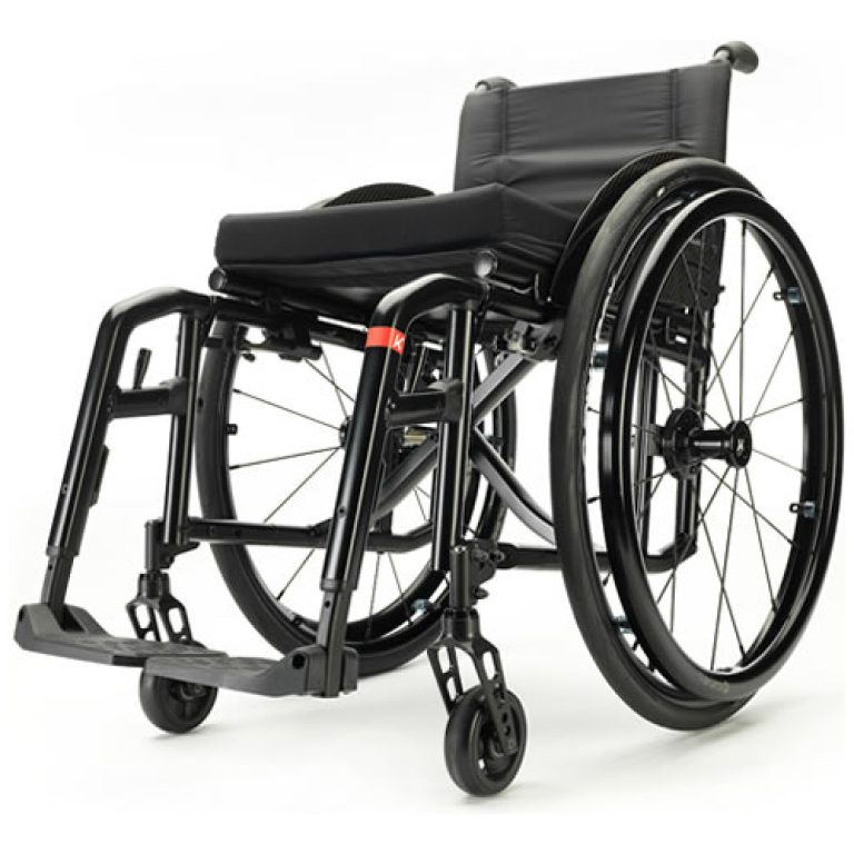 Invacare Küschall Compact Wheelchair: Versatile Leg Rests, Hydroformed Frame, and Customizable Design