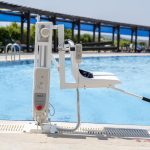 Fixed Pool Transfer Lift Device Seat Button