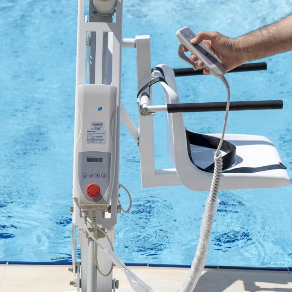 Fixed Pool Transfer Lift Device Seat Remote Fixed Pool Transfer Lift Device Seat Remote