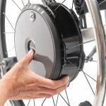 E-Motion M25 Wheelchair Wheel Closeup VIew