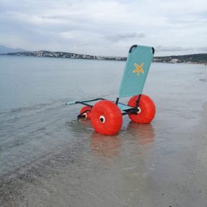 Star Beach Water Wheelchair Backview Star Beach Water Wheelchair Backview