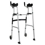Aluminum Folding Walker Backview
