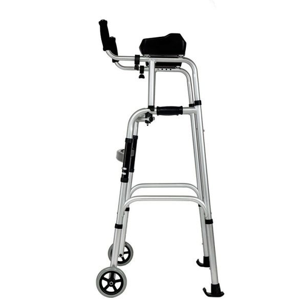 Aluminum Folding Walker Rightside View Aluminum Folding Walker Rightside View