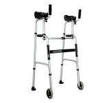 Aluminum Folding Walker Sideview