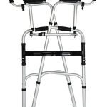 Folded Aluminum Folding Walker Frontview