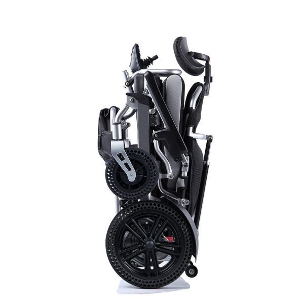Folded Portable Reclining Electric Wheelchair Folded Portable Reclining Electric Wheelchair